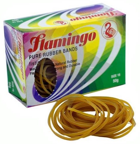 Резинки для денег FLAMINGO 50 гр в коробке